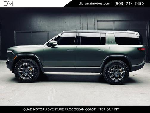 Green 2023 Rivian R1S Adventure