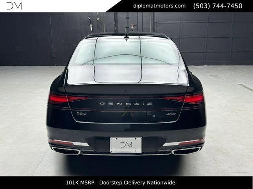 Maui Black 2025 Genesis G90 3.5T e-SC AWD