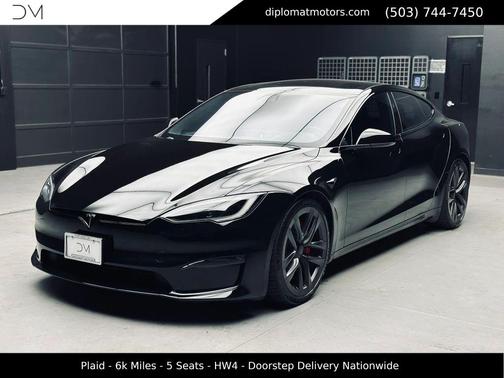 Black 2025 Tesla Model S Plaid