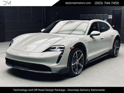 Gray 2024 Porsche Taycan 4