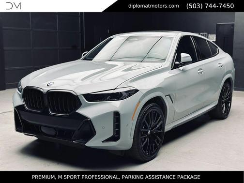 Brooklyn Grey Metallic 2025 BMW X6 xDrive40i