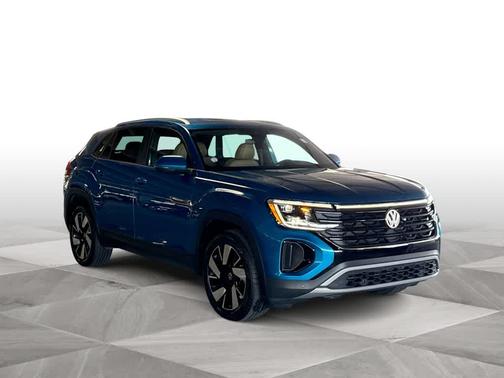 Kingfisher Blue 2024 Volkswagen Atlas Cross Sport 2.0T SE w/ Technology