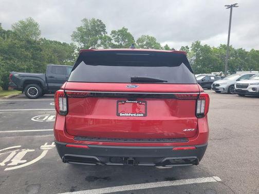 Rapid Red Metallic Tinted Clearcoat 2026 Ford Explorer ST-Line