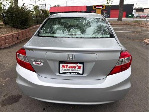 Silver 2012 Honda Civic LX