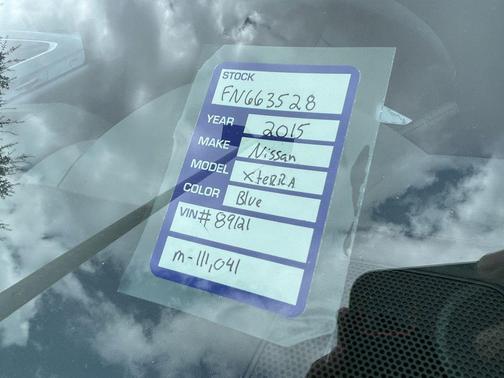 2015 Nissan Xterra X