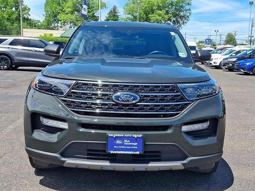 FORGED GREEN METALLIC 2022 Ford Explorer XLT