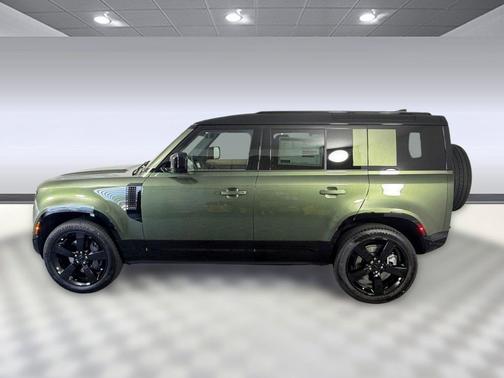 Woolstone Green Metallic 2026 Land Rover Defender P400 X-Dynamic SE