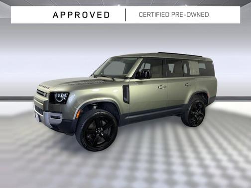 Pangea Green Metallic 2024 Land Rover Defender 130 P400 S