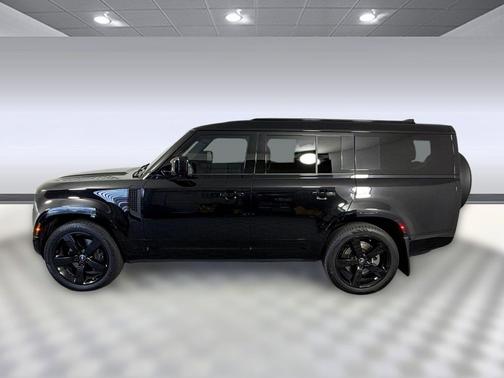 Santorini Black Metallic 2025 Land Rover Defender 130 P400 X-Dynamic SE