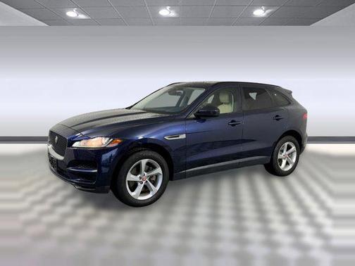 Blue 2018 Jaguar F-PACE 30t Premium