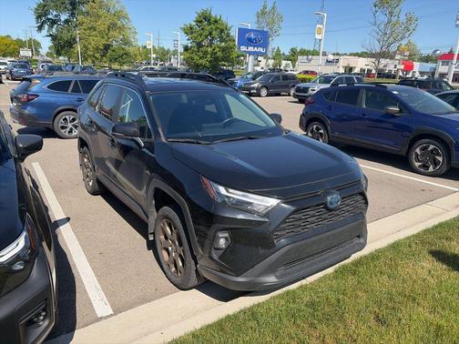 Midnight Black Metallic 2023 Toyota RAV4 Hybrid Woodland Edition