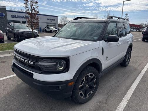 Oxford White 2022 Ford Bronco Sport Outer Banks SUV