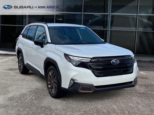 Crystal White Pearl 2026 Subaru Forester Sport