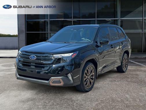 Crystal Black Silica 2025 Subaru Forester Sport