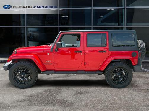 Firecracker Red Clear Coat 2015 Jeep Wrangler Unlimited Sahara