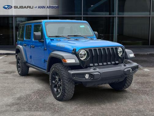 Hydro Blue Pearlcoat 2021 Jeep Wrangler Willys