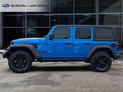 Hydro Blue Pearlcoat 2021 Jeep Wrangler Willys