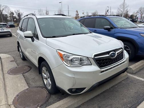 Satin White Pearl 2014 Subaru Forester 2.5i Limited