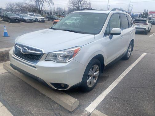 Satin White Pearl 2014 Subaru Forester 2.5i Limited