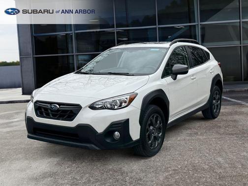 Crystal White Pearl 2023 Subaru Crosstrek Sport