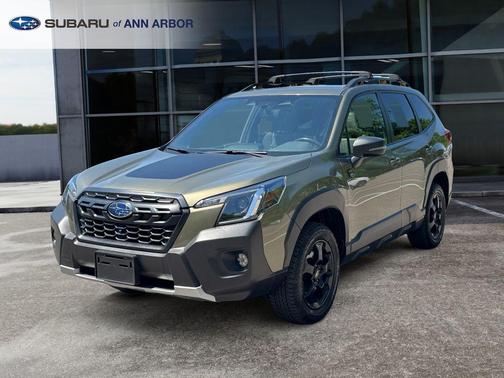 Autumn Green Metallic 2023 Subaru Forester Wilderness