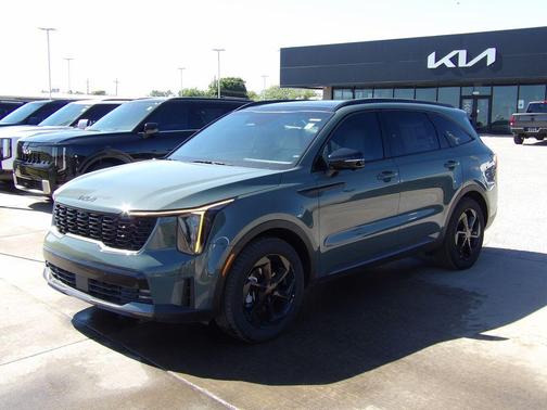 Green 2026 Kia Sorento Hybrid X-LINE SX PRESTIGE