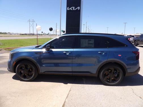 Mineral Blue 2026 Kia Sorento Hybrid X-LINE SX PRESTIGE