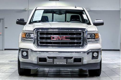 White Diamond Tricoat 2014 GMC Sierra 1500 SLT