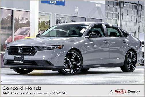Urban Gray Pearl 2025 Honda Accord Hybrid Sport