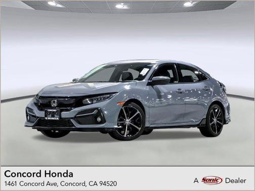 Gray 2021 Honda Civic Sport Touring