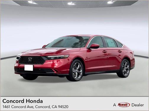 Radiant Red Metallic 2026 Honda Accord Hybrid EX-L