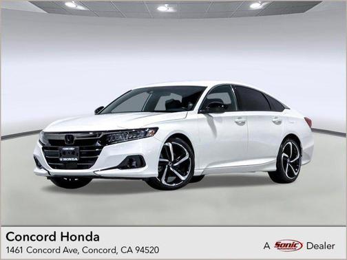 Platinum White Pearl 2021 Honda Accord Sport 1.5T
