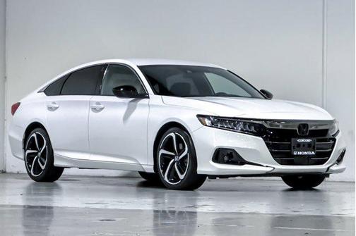 Platinum White Pearl 2021 Honda Accord Sport 1.5T