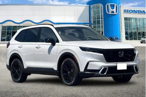Platinum White Pearl 2026 Honda CR-V Hybrid Sport Touring AWD