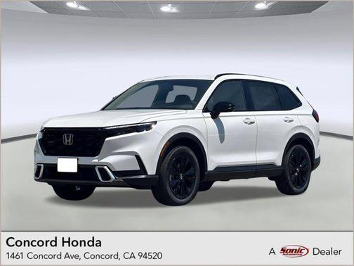 Platinum White Pearl 2026 Honda CR-V Hybrid Sport Touring AWD
