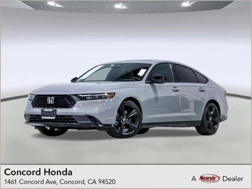 Urban Gray Pearl 2025 Honda Accord Hybrid Sport-L