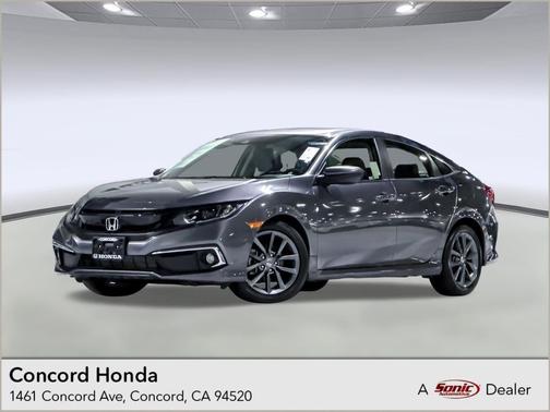 Modern Steel Metallic 2019 Honda Civic EX