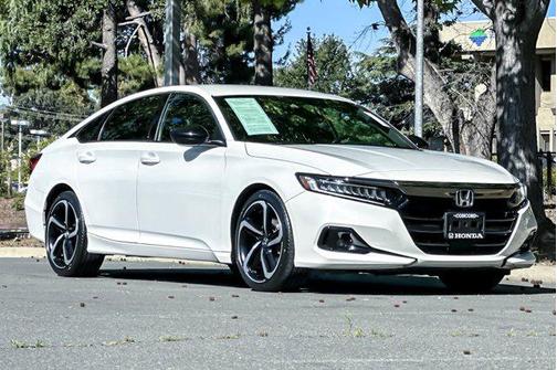 Platinum White Pearl 2022 Honda Accord Sport 1.5T