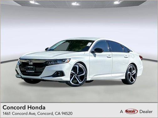 Platinum White Pearl 2022 Honda Accord Sport 1.5T