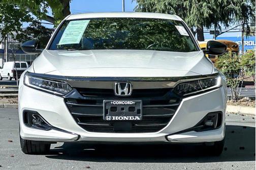 Platinum White Pearl 2022 Honda Accord Sport 1.5T