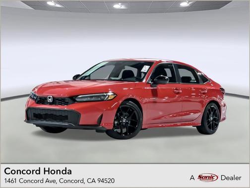 Rallye Red 2025 Honda Civic Sport