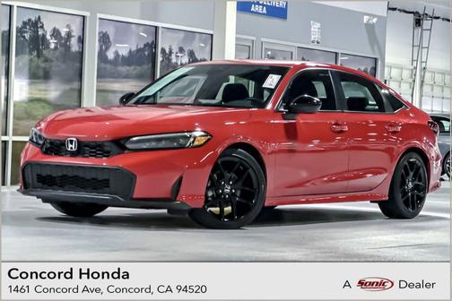 Rallye Red 2025 Honda Civic Sport