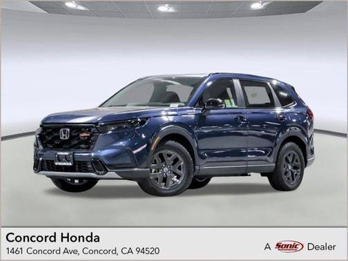 Canyon River Blue 2026 Honda CR-V Hybrid TrailSport AWD