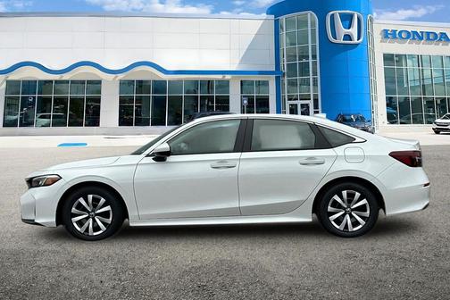 Platinum White Pearl 2026 Honda Civic LX