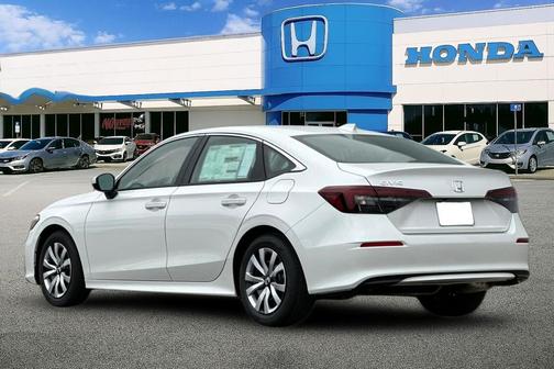 Platinum White Pearl 2026 Honda Civic LX