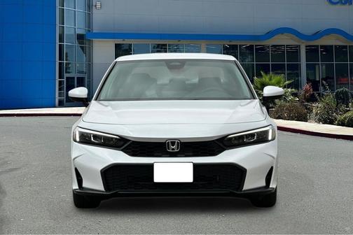 Platinum White Pearl 2026 Honda Civic LX