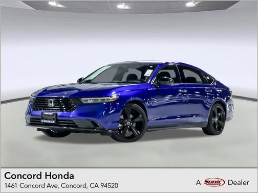 Still Night Pearl 2024 Honda Accord Hybrid Sport-L
