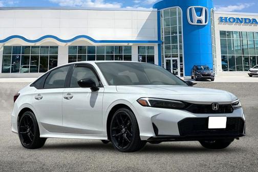 Platinum White Pearl 2026 Honda Civic Sport