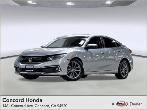 Lunar Silver Metallic 2020 Honda Civic EX
