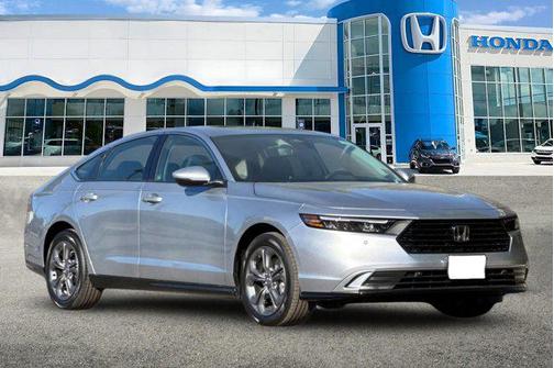Solar Silver Metallic 2026 Honda Accord Hybrid EX-L